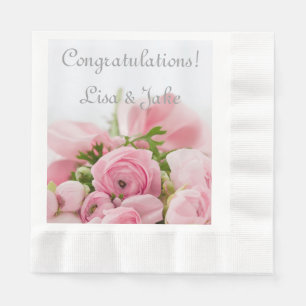 Wedding Congratulations Paper Napkins