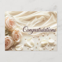 Wedding Congratulations Postcard