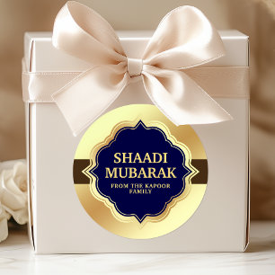 Wedding Congratulations Shaadi Mubarak Sticker