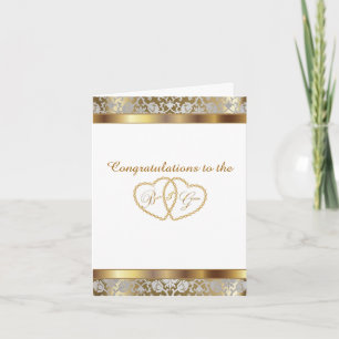 Wedding - Congratulations to the Bride and Groom Card