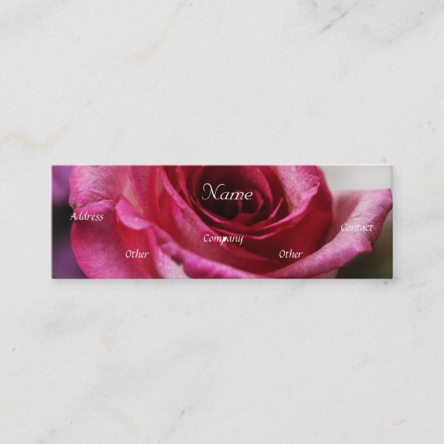 Wedding Consultant Business Card (Front)