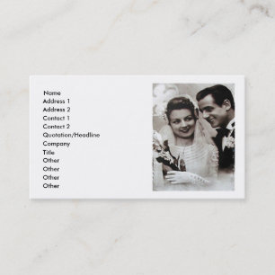 Wedding Consultant Vintage I Business Card