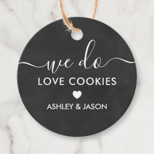 Wedding Cookie Favour, We Do Love Cookies Favour Tags