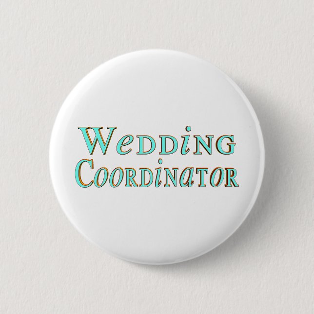 Wedding Coordinator Button (Front)