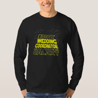 Wedding Coordinator Cool Galaxy Job T-Shirt