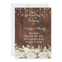 Wedding Country Purple Roses