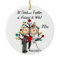 Wedding Couple 1st Christmas Personalised Ornament