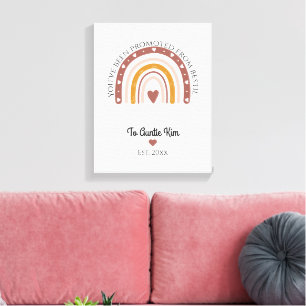 Wedding Couple Custom Photo  Canvas Print