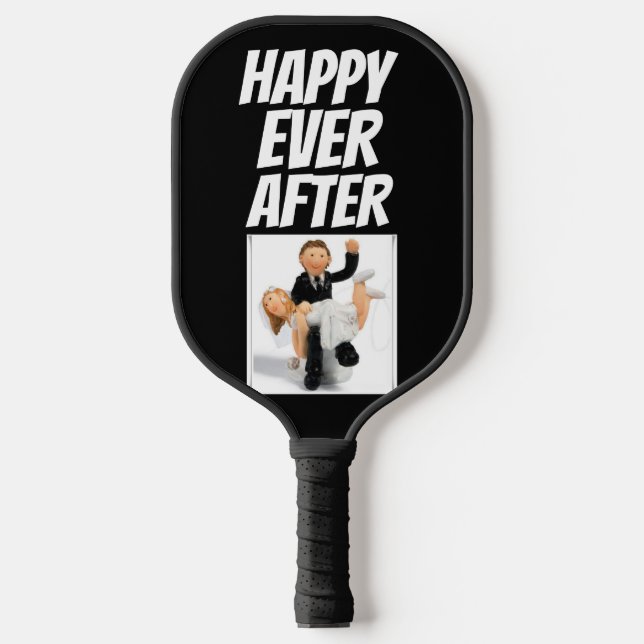 WEDDING  COUPLE  FUNNY PICKLEBALL PADDLES (Front)