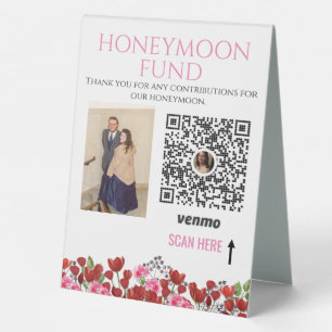 Wedding Couple Honeymoon Fund Venmo QR Code