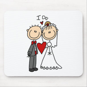 Wedding Couple I Do T-shirts and Gifts Mouse Mat