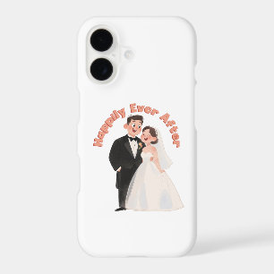 Wedding Couple Illustration Happily Ever After