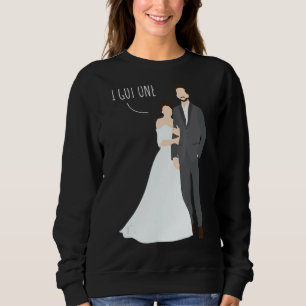 Wedding Couple Marriage Bride Groom Sweatshirt