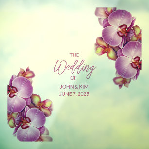 Wedding Couple Monogram Floor Decal & Sticker