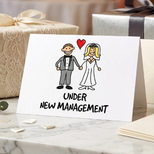 Wedding Couple - Under New Management Card