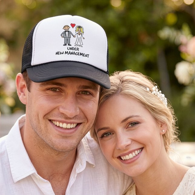 Wedding Couple - Under New Management Trucker Hat (Creator Uploaded)