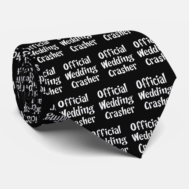 Wedding Crasher Tie (Rolled)