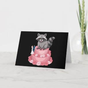 Wedding Crashing Racoon Feral Felicitations Invitation