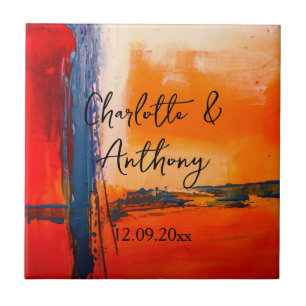 Wedding Creative Abstract Artwork Tile