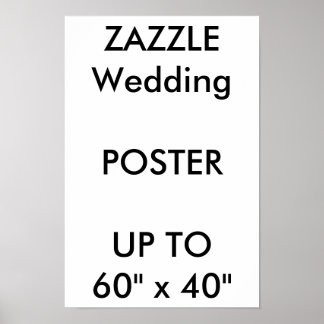 Wedding Custom 11" x 16.5" Poster THICK Portrait