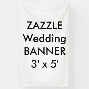 Wedding Custom Banner 3' x 5'