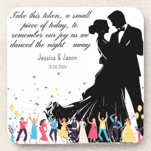 Wedding Custom Favor, Wedding Party Custom Gifts Coaster
