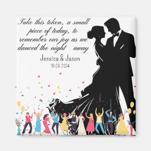 Wedding Custom Favor, Wedding Party Custom Gifts Magnet