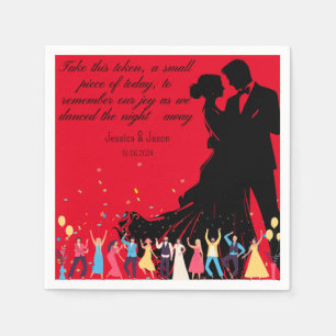 Wedding Custom Favor, Wedding Party Custom Gifts Napkin