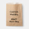 Wedding Custom Paper Favour Bag KRAFT