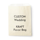 Wedding Custom Paper Favour Bag KRAFT