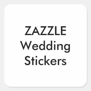 Wedding Custom Stickers 1.5" SQUARE GLOSSY, 20 pk.