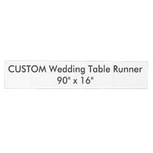 Wedding Custom Table Runner 90" x 16"