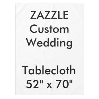 Wedding Custom Tablecloth 52" x 70"