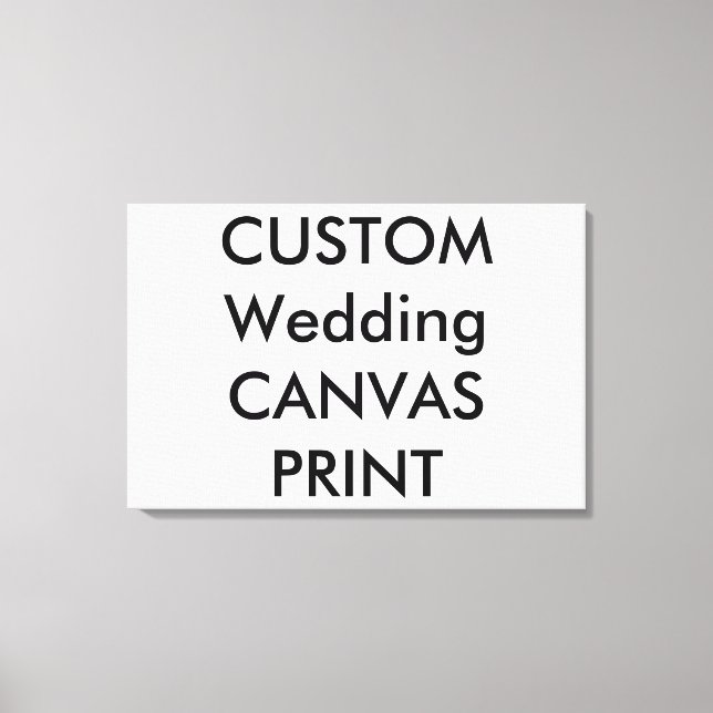 Wedding Custom Wrapped Canvas Print, 30" x 20" (Front)