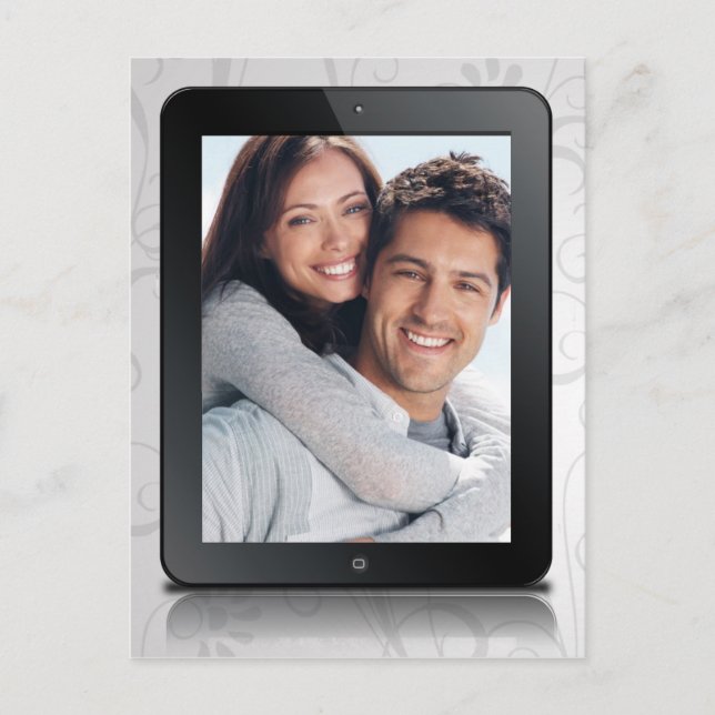 Wedding Date Announcement Postcard (Front)