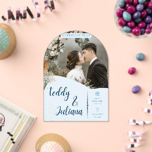 WEDDING DAY 2026 ACRYLIC INVITATIONS