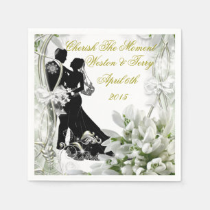 Wedding Day At Last Napkin