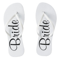Wedding Day Bride Flip Flops