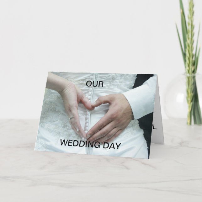 Wedding Day Card (Front)