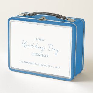 Wedding Day Essentials Emergency Bridal Kit Simple Metal Lunch Box