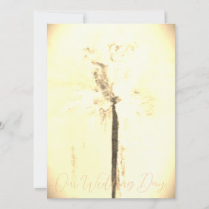 WEDDING DAY Flat Card INVITATION ART&DESIGN STYLE