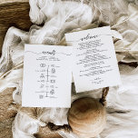 Wedding Day Icon Timeline Itinerary Welcome Letter<br><div class="desc">These beautiful budget friendly wedding day timeline and welcome letter are perfect for any wedding! Easily edit this icon timeline to accommodate a variety of events. There are hidden icons included that you can move and adjust anywhere on the timeline. Add or delete events, if needed! Make this timeline itinerary...</div>