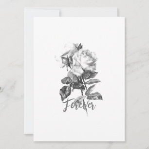 WEDDING DAY INVITATION Flat Card 