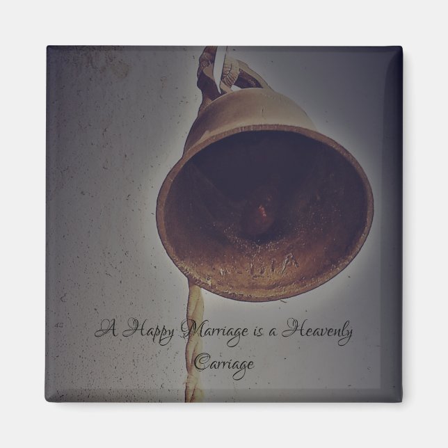 WEDDING DAY MAGNET ROMANTIC DESIGN STYLE (Front)