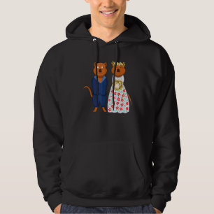 Wedding Day Married Quokka Wildlife Animal Hoodie
