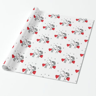 Wedding , day Valenine , love Wrapping Paper