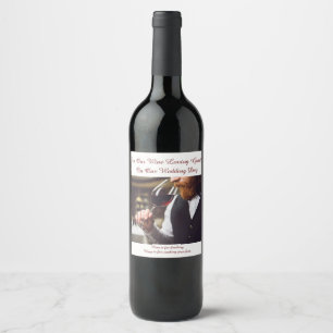 Wedding Day Wine Lover Guest Label