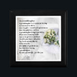 Wedding Design Box - Granddaughter Poem<br><div class="desc">A great gift for a granddaughter on her special wedding day.</div>