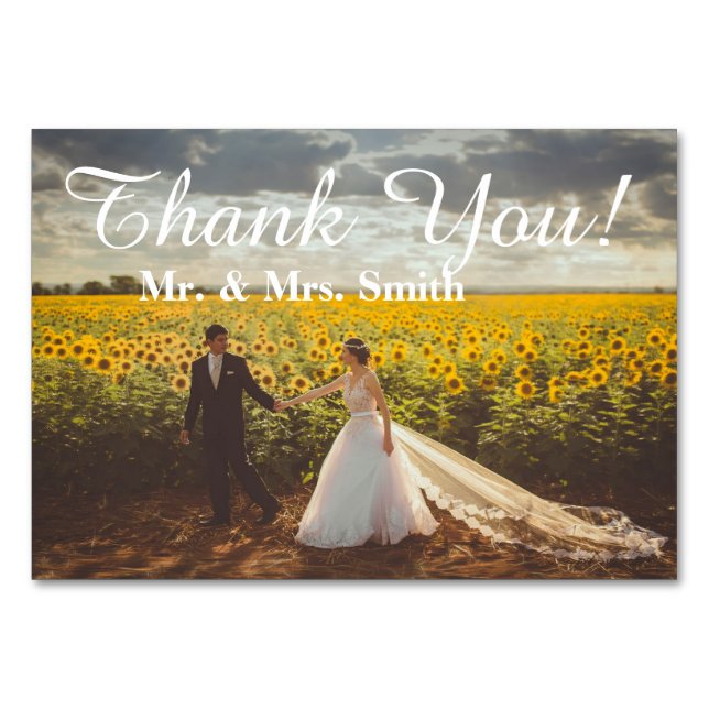 Wedding design card Thank you (Front)