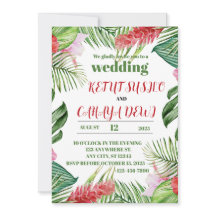 Wedding design with flowers in warm colours